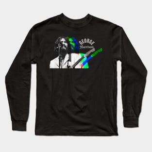 Geoger Harrison // Guitarist legend Long Sleeve T-Shirt